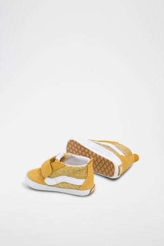 Hoge Leren Sneakers Sk8-Hi Crib - Mosterdgeel en Goudkleurig