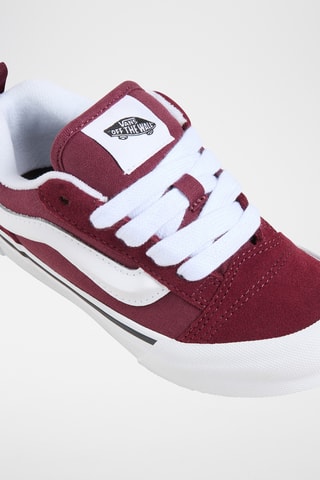 Nubuck Sneakers Knu Skool - Bordeauxrood
