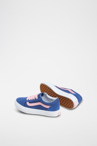 Nubuck Sneakers Old Skool - Kobaltblauw en Roze