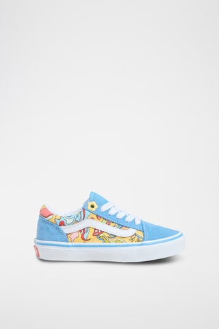 Nubuck Sneakers Old Skool - Hemelsblauw en Wit