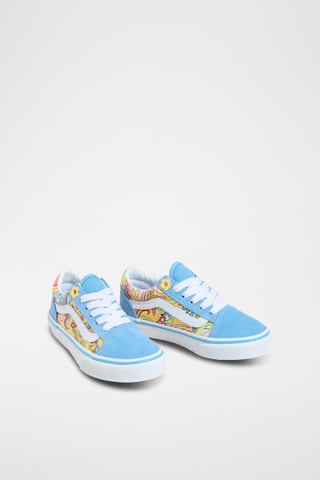 Nubuck Sneakers Old Skool - Hemelsblauw en Wit