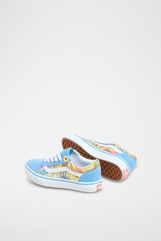 Nubuck Sneakers Old Skool - Hemelsblauw en Wit