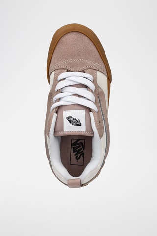 Nubuck Sneakers Knu Skool - Bruin en Wit