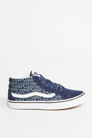 Leren Sneakers Sk8-Mid - Blauw
