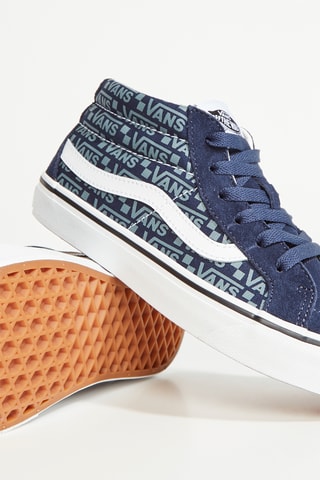 Leren Sneakers Sk8-Mid - Blauw