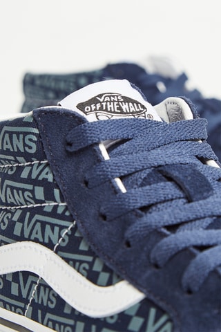 Leren Sneakers Sk8-Mid - Blauw