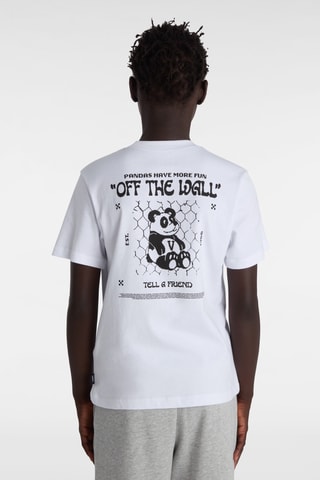 T-shirt Panda - Wit