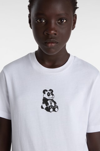 T-shirt Panda - Wit