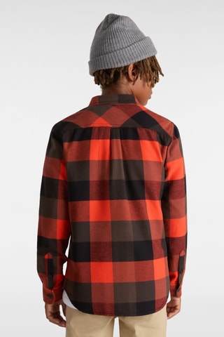 Biologisch Katoenen Hemd Box Flannel Classic - Zwart
