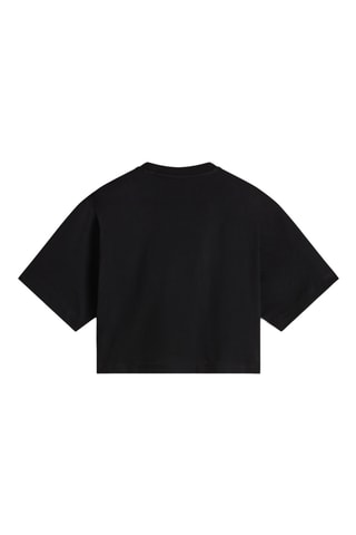 Cropped T-shirt Birdsong - Zwart