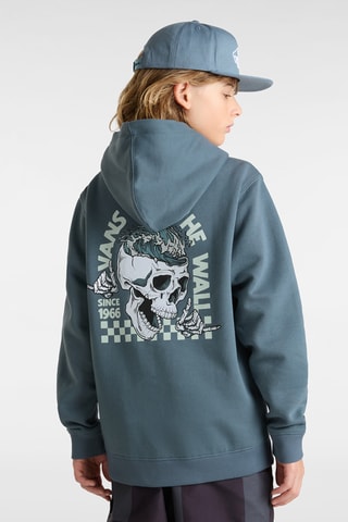 Sweater met Capuchon Headwaves - Petrolblauw