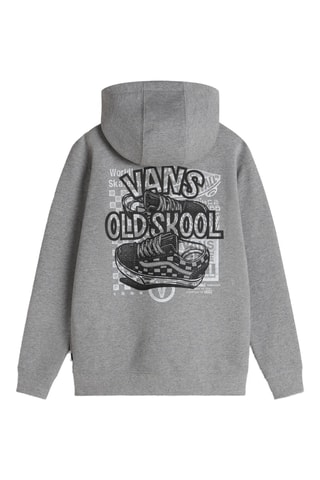 Sweater met Capuchon Old Skool FZ - Gemêleerd Grijs