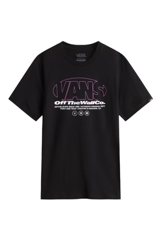 T-shirt Major Type - Zwart