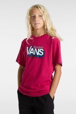 T-shirt Checker Drop - Fuchsia