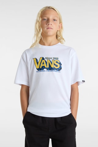 T-shirt Checker Drop - Wit