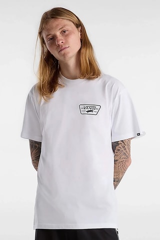 T-shirt Patched In - Wit