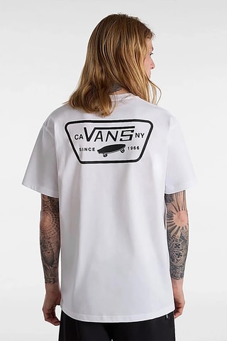 T-shirt Patched In - Wit