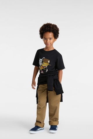 T-shirt Pizza M - Zwart