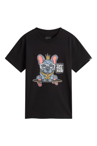 T-shirt Pawtastic - Zwart