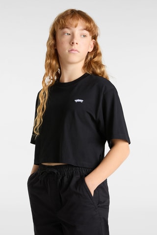 Crop Top Relaxed Fit Salton - Zwart