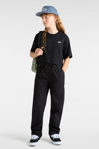 Crop Top Relaxed Fit Salton - Zwart