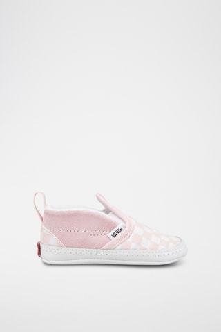 Nubuck Slip-ons Crib - Roze