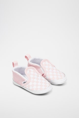 Nubuck Slip-ons Crib - Roze