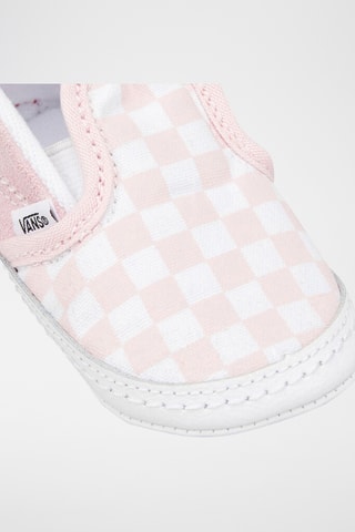 Nubuck Slip-ons Crib - Roze