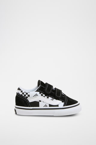Leren Sneakers Old Skool V - Zwart en Wit