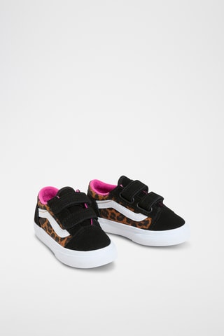 Leren Sneakers Old Skool V - Zwart en Bruin