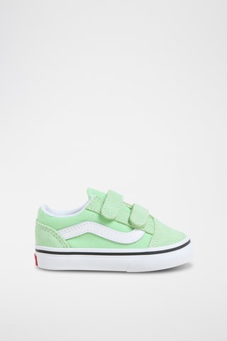 Leren Sneakers Old Skool V - Lichtgroen