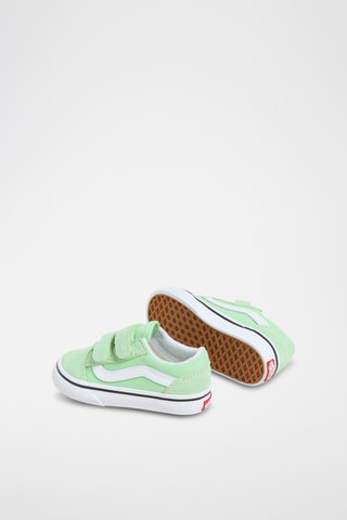 Leren Sneakers Old Skool V - Lichtgroen