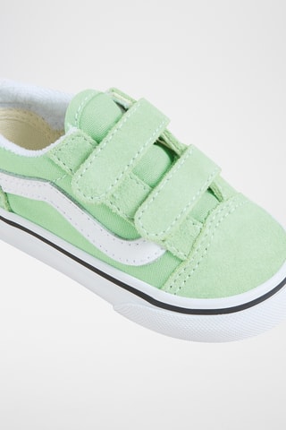 Leren Sneakers Old Skool V - Lichtgroen