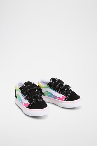 Leren Sneakers Old Skool V - Zwart en Roze