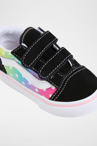 Leren Sneakers Old Skool V - Zwart en Roze
