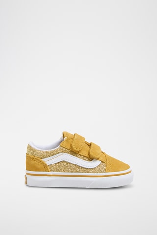 Leren Sneakers Old Skool V - Mosterdgeel