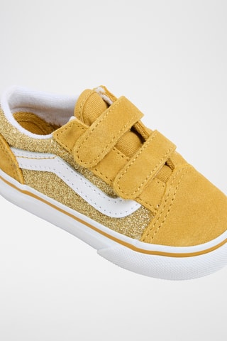 Leren Sneakers Old Skool V - Mosterdgeel