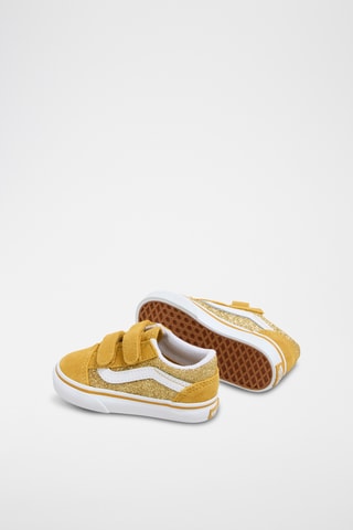 Leren Sneakers Old Skool V - Mosterdgeel