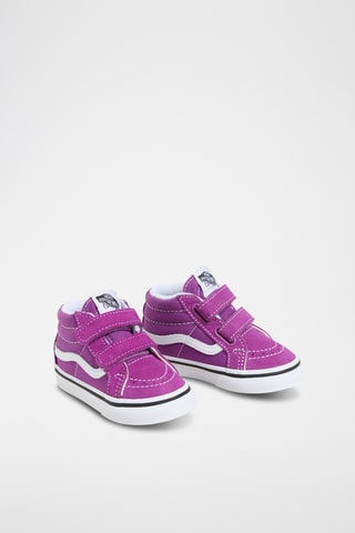 Hoge Leren Sneakers Sk8-Mid Reissue V - Paars