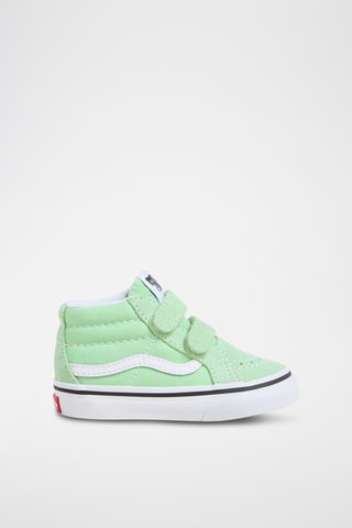 Hoge Leren Sneakers Sk8-Mid Reissue V - Zeegroen