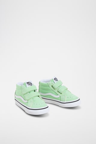 Hoge Leren Sneakers Sk8-Mid Reissue V - Zeegroen