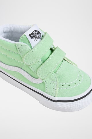 Hoge Leren Sneakers Sk8-Mid Reissue V - Zeegroen