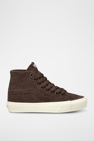 Hoge Velours Sneakers Sk8-Hi - Bruin