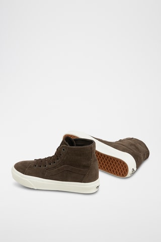 Hoge Velours Sneakers Sk8-Hi - Bruin
