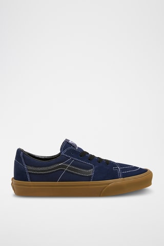 Leren Sneakers Sk8-Low - Marineblauw