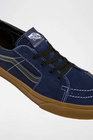 Leren Sneakers Sk8-Low - Marineblauw