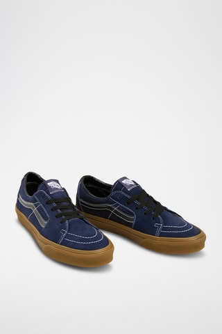Leren Sneakers Sk8-Low - Marineblauw
