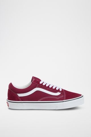 Leren Sneakers Old Skool - Bordeauxrood