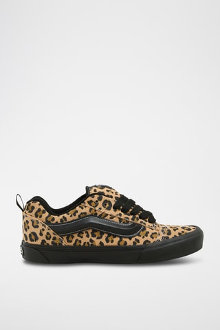 Leren Sneakers Knu Skool - Zwart en Beige