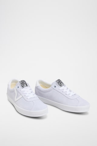 Nubuck Sneakers Sport Low - Hemelsblauw